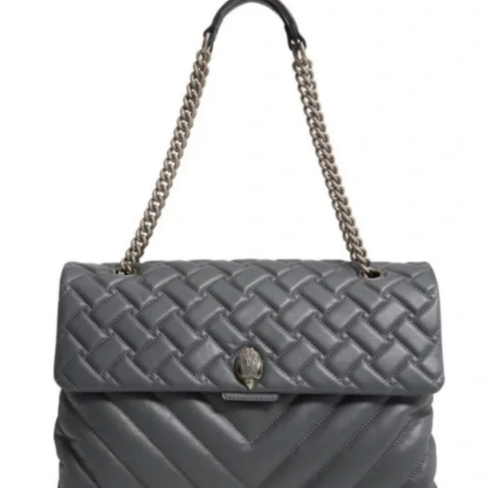 Kurt Geiger Kensington XXL Quilted Leather Shoulder Bag